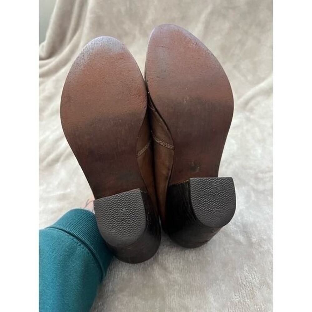 Levity Daisy Mae Leather Mules Western Style Brown Size 6 Women’s - Picture 3 of 6